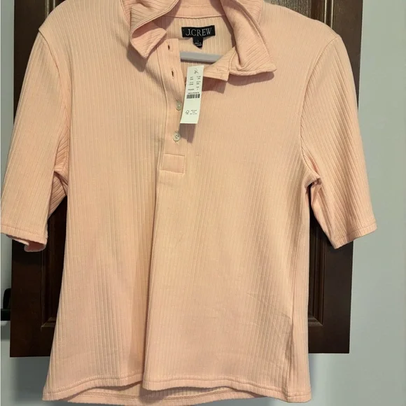 J. Crew Pink Short Sleeve Polo - Picture 4 of 10